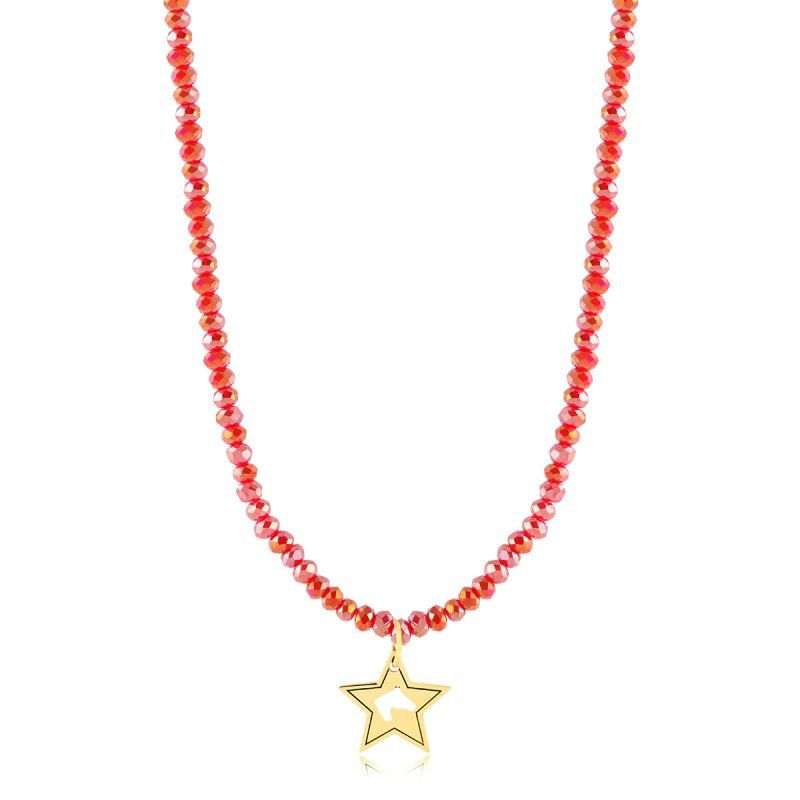 Pingente Estrela Desi em Ouro